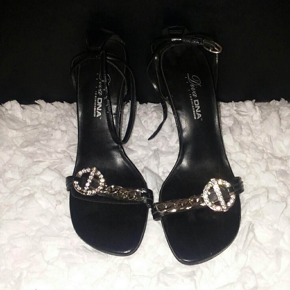 Strappy heels